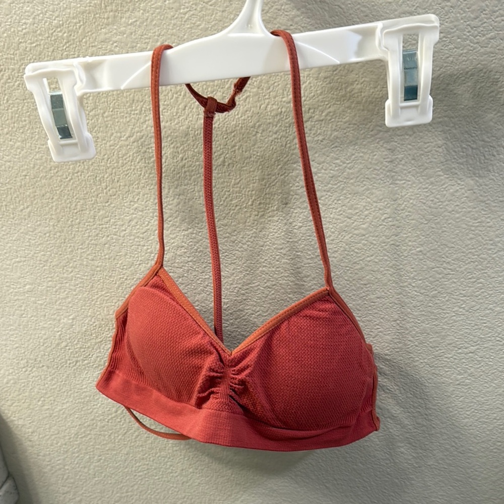 Burn Orange Strappy Bralette